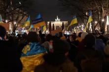 Demonstration vor dem brandenburger Tor