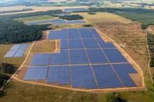 Luftaufnahme Solarpark Jännersdorf in Brandenburg