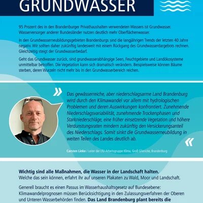 Plakate der Wasserausstellung Brandenburg