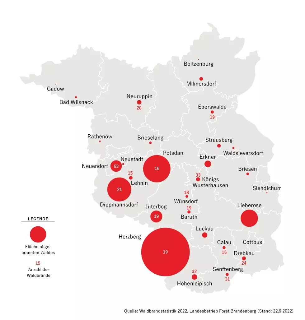 Waldbrandstatistik Brandenburg 2022 Waldbrandstatistik Brandenburg 2022